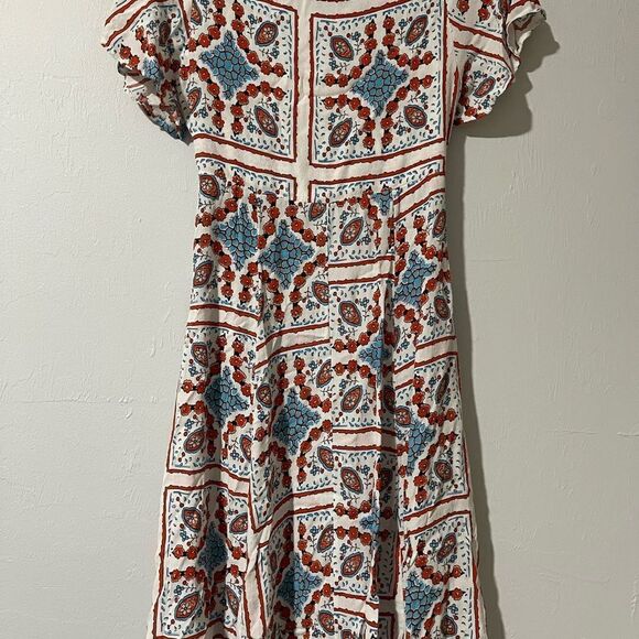 Maeve Anthropology praslin lion button down dress O midi dress - Picture 7 of 11